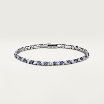 Essential Lines bracelet, brilliant-cut sapphires Essential Lines bracelet, brilliant-cut sapphires