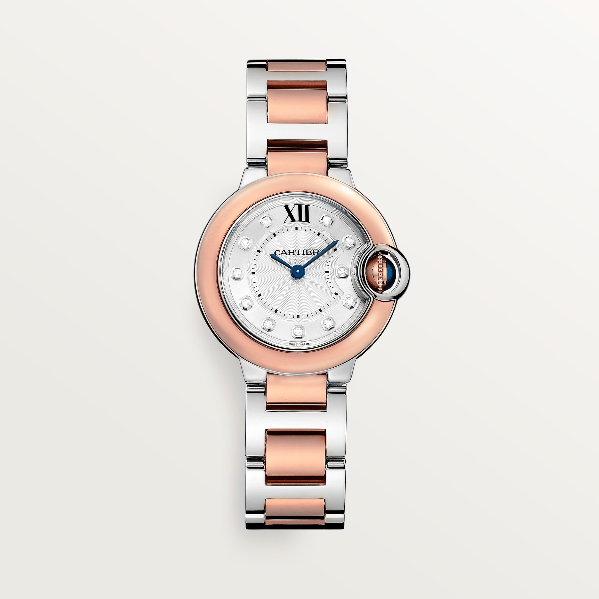 cartier ballon bleu 28mm rose gold