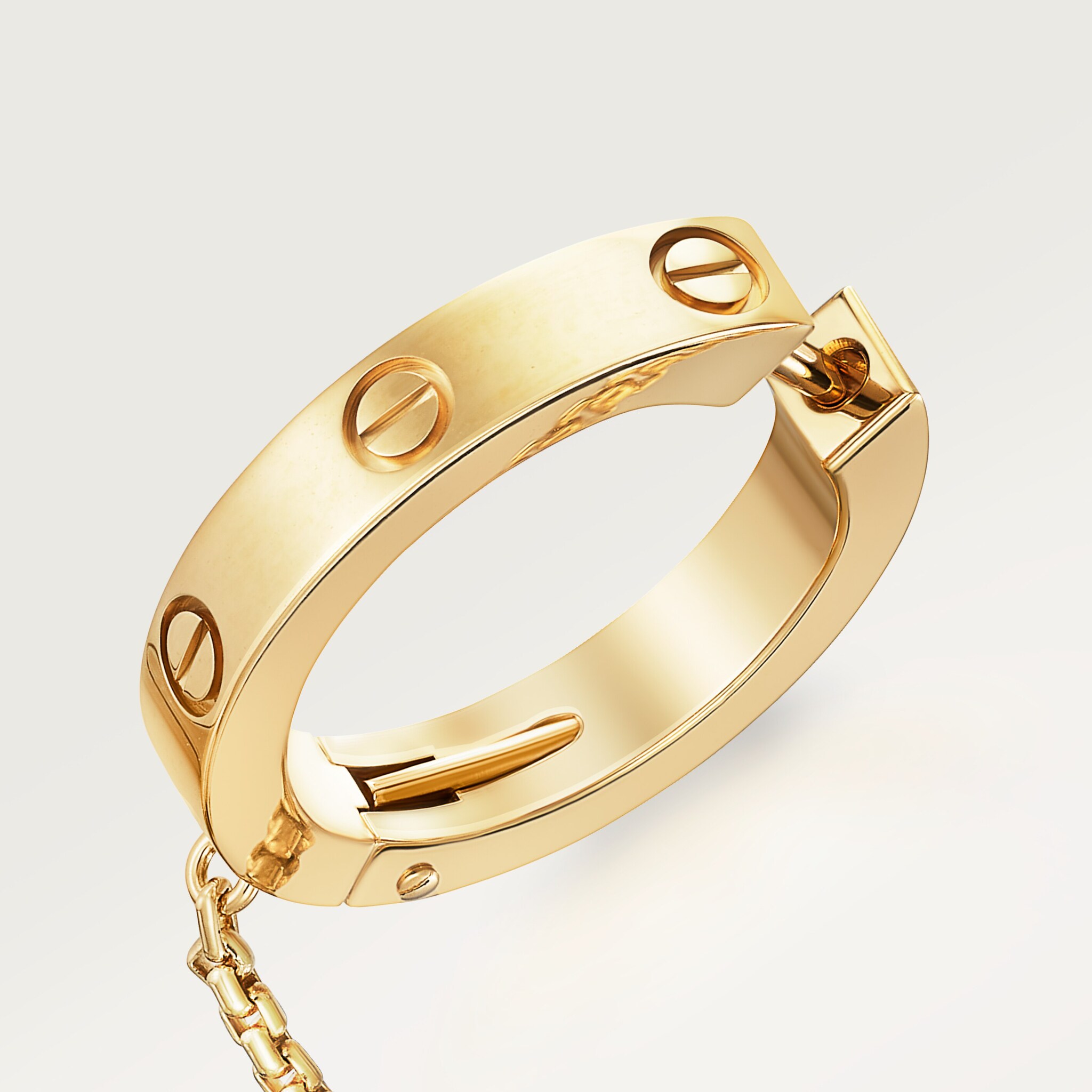 カルティエ　LOVE SINGLE EARRING CRB8301421 - LOVE single earring - Yellow gold - Cartier