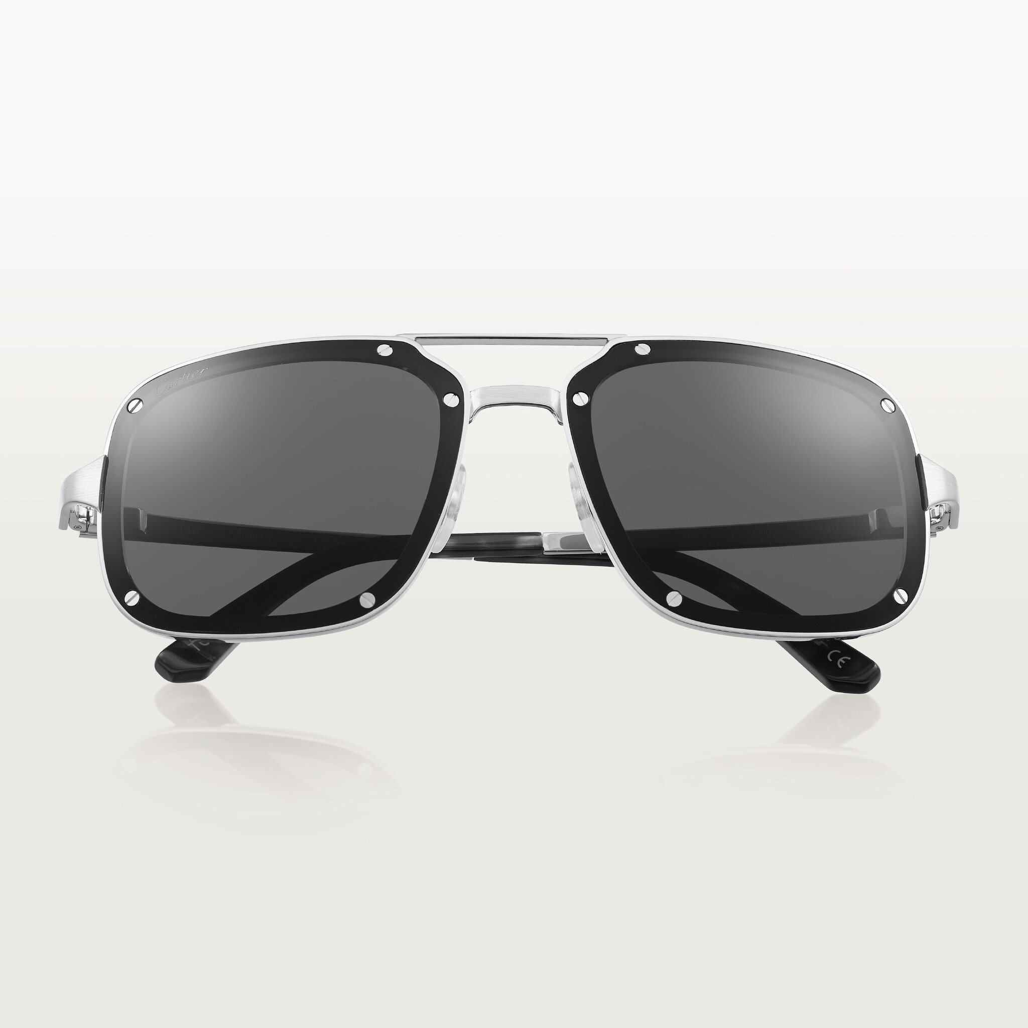 CRESW00435 - Santos de Cartier sunglasses - Smooth and brushed
