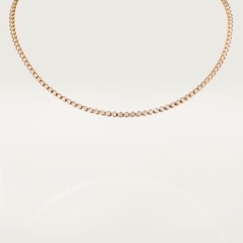 C de Cartier Essential Lines necklace, brilliant-cut diamonds C de Cartier Essential Lines necklace, brilliant-cut diamonds