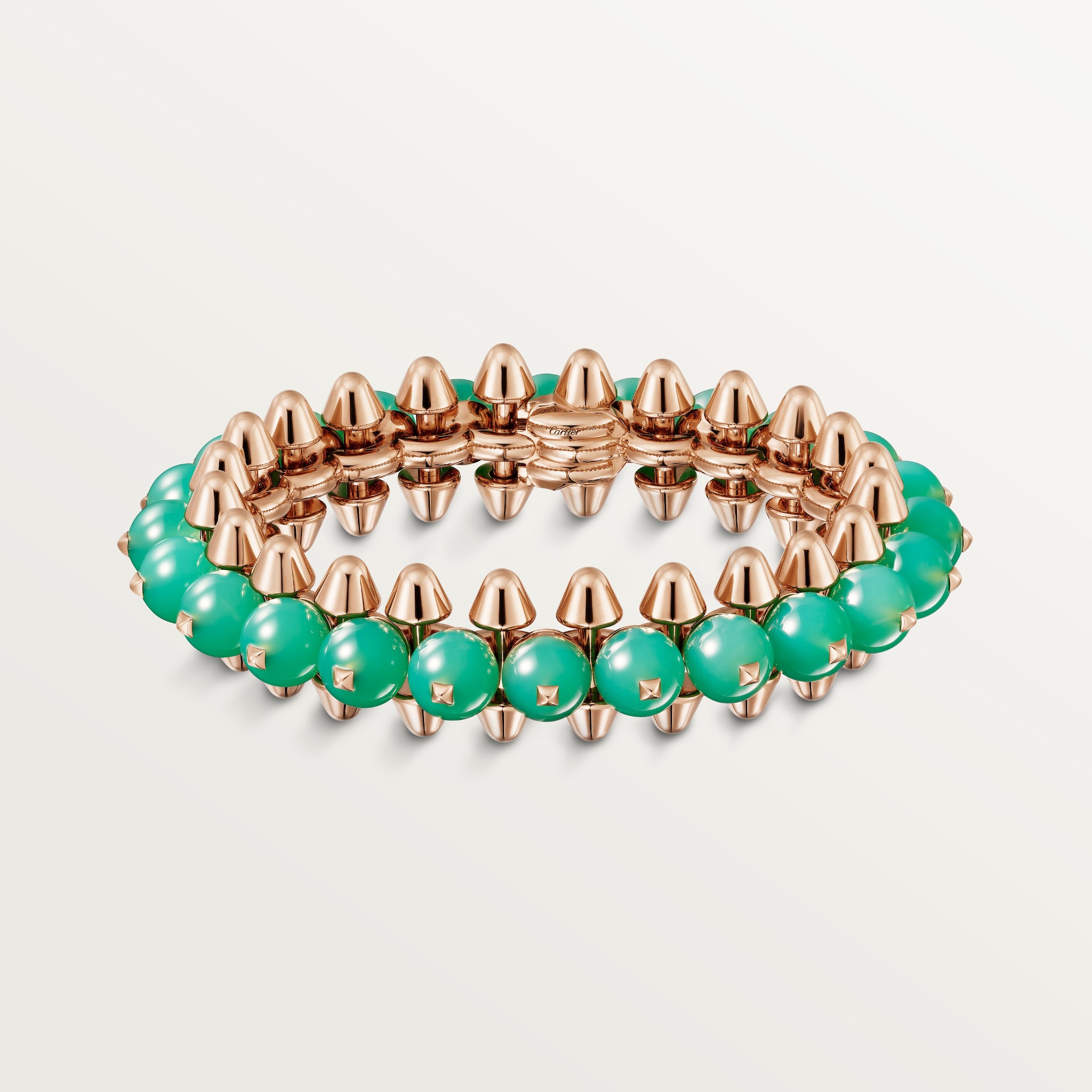 Clash de Cartier bracelet, chrysoprase, extra-large model