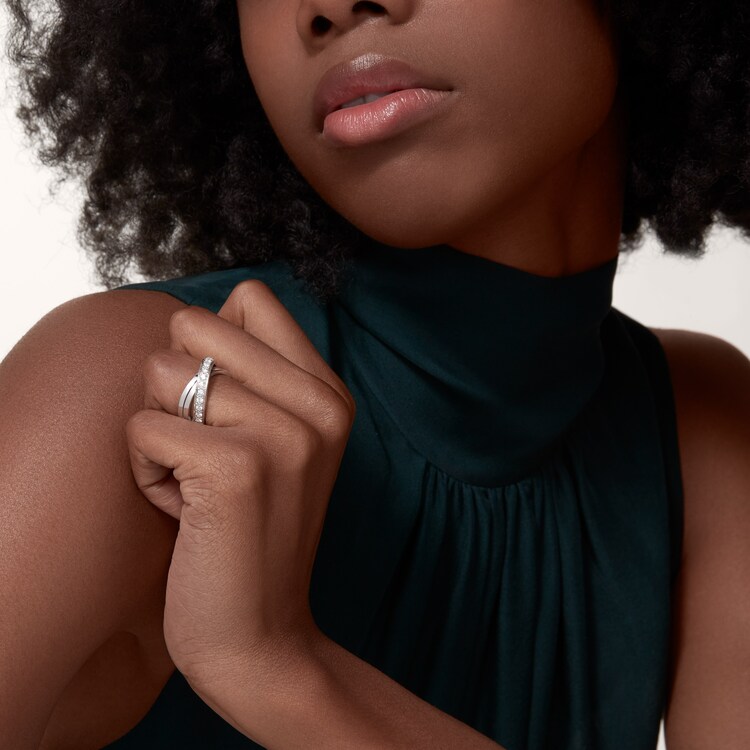 CRB4095800 Etincelle de Cartier ring White gold diamonds Cartier