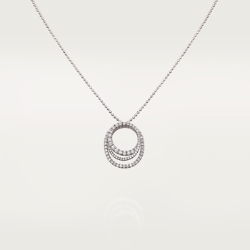 Etincelle de Cartier pendant, triple row, paved  Etincelle de Cartier pendant, triple row, paved