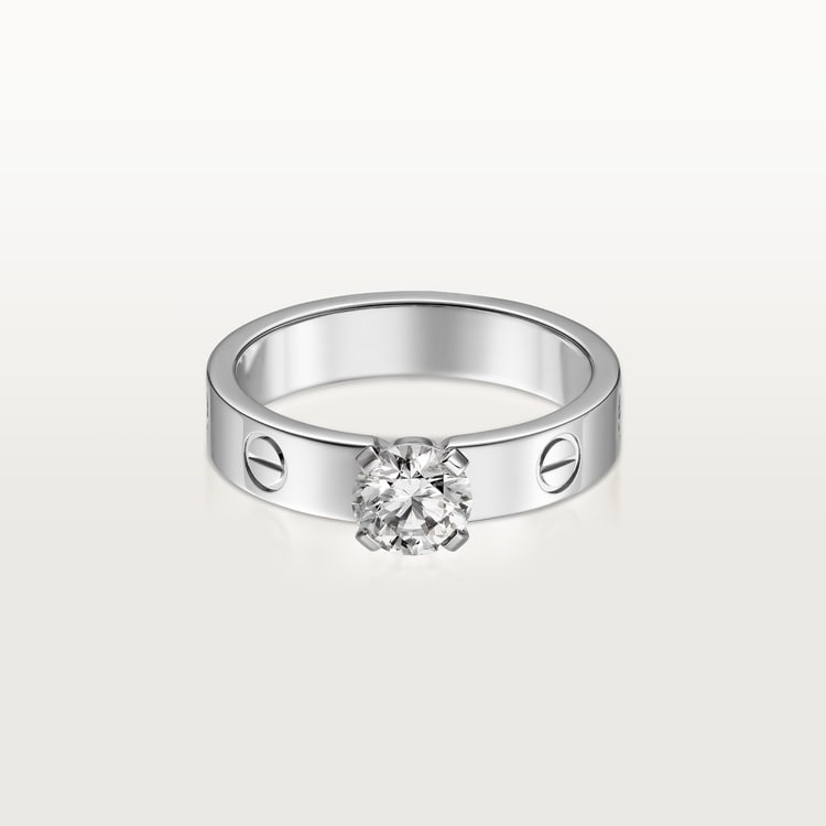 CRN4723700 LOVE Solitaire White gold diamond Cartier
