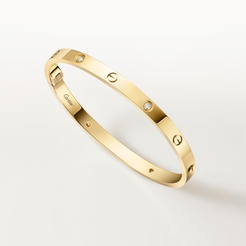 #LOVE# bracelet, medium model, 4 diamonds #LOVE# bracelet, medium model, 4 diamonds