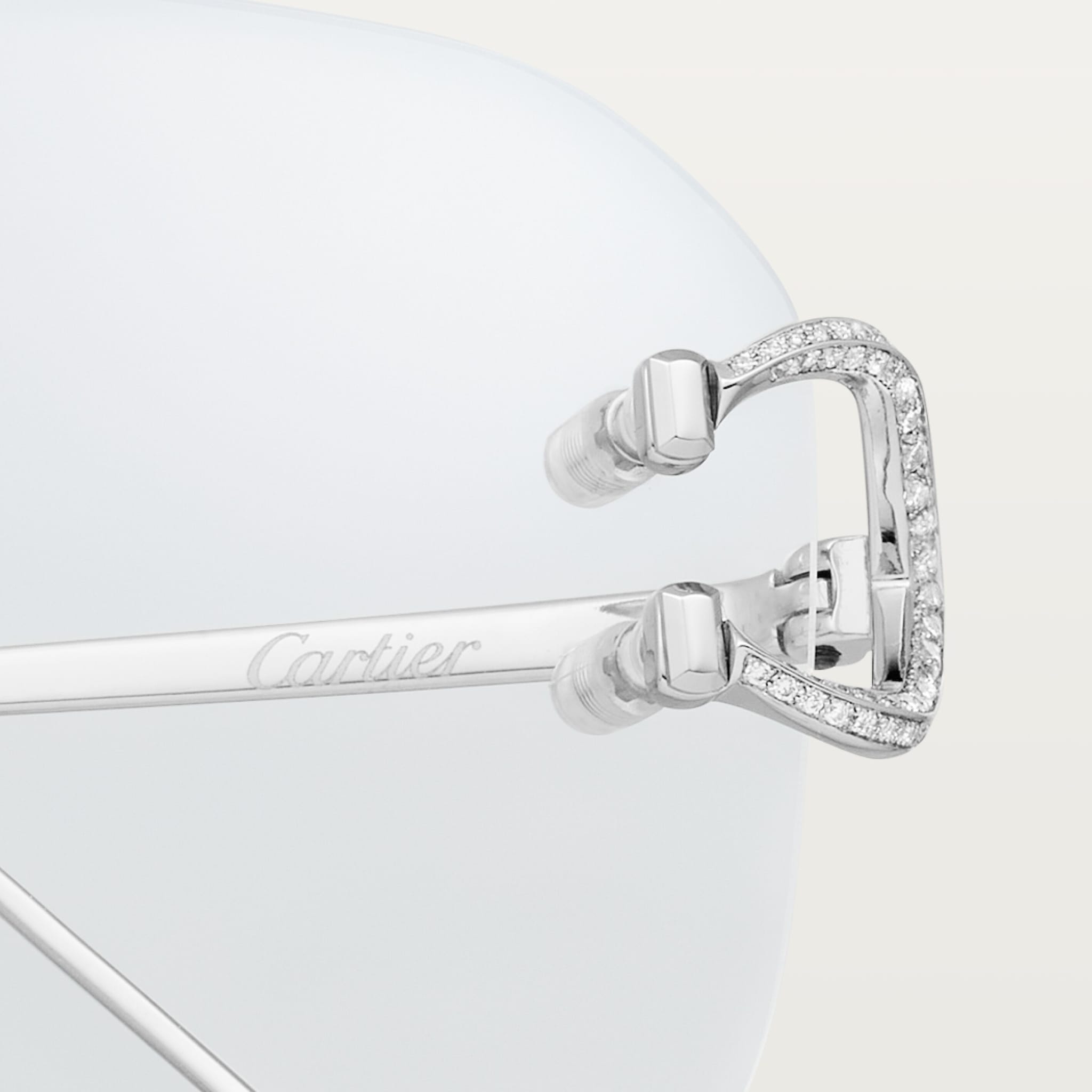 D&eacute;cor precious sunglasses with Classic C de Cartier motif, image 6