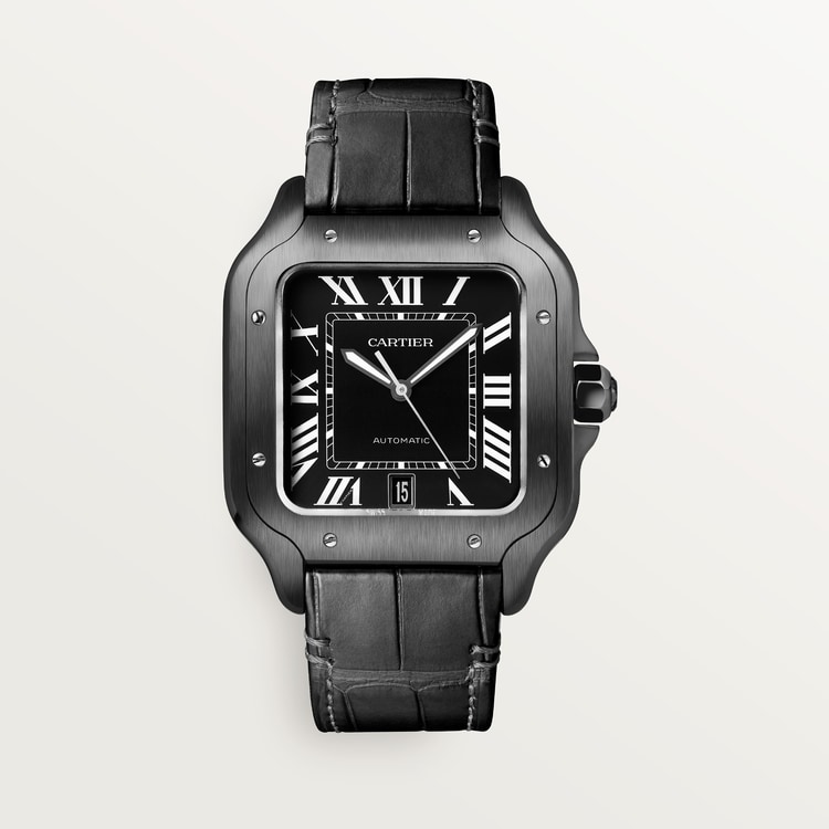 Santos de cartier black sale