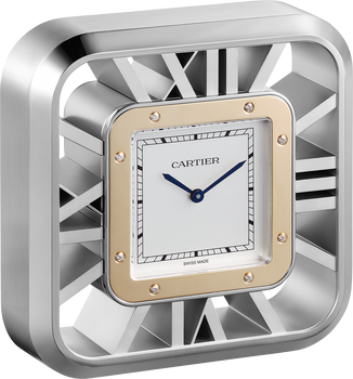 Santos 100 Skeleton exceptional desk clock Santos 100 Skeleton exceptional desk clock