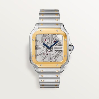 Gold Steel Watch Watch Materials Cartier