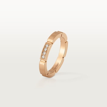Maillon Panthère wedding ring, 4 diamonds Maillon Panthère wedding ring, 4 diamonds