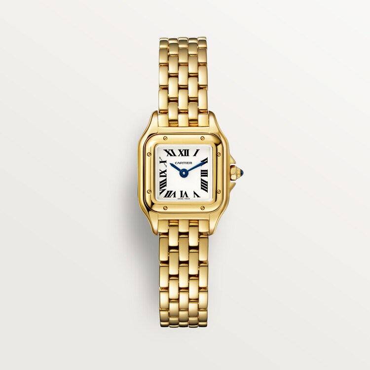 Panthere de cartier watch best sale gold