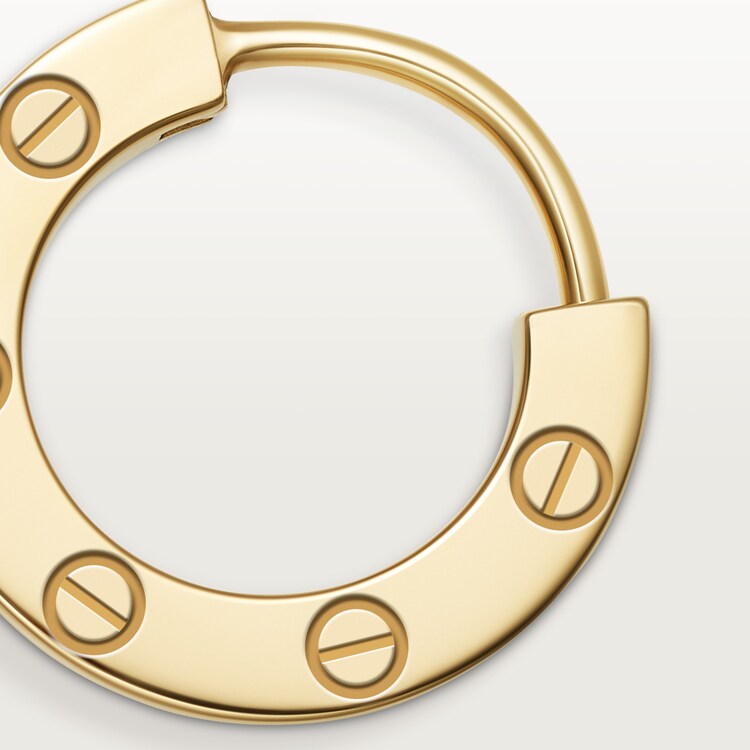 アクセサリー Cartier LOVE SINGLE HOOP EARRING CRB8301423 - LOVE single earring - Yellow gold - Cartier