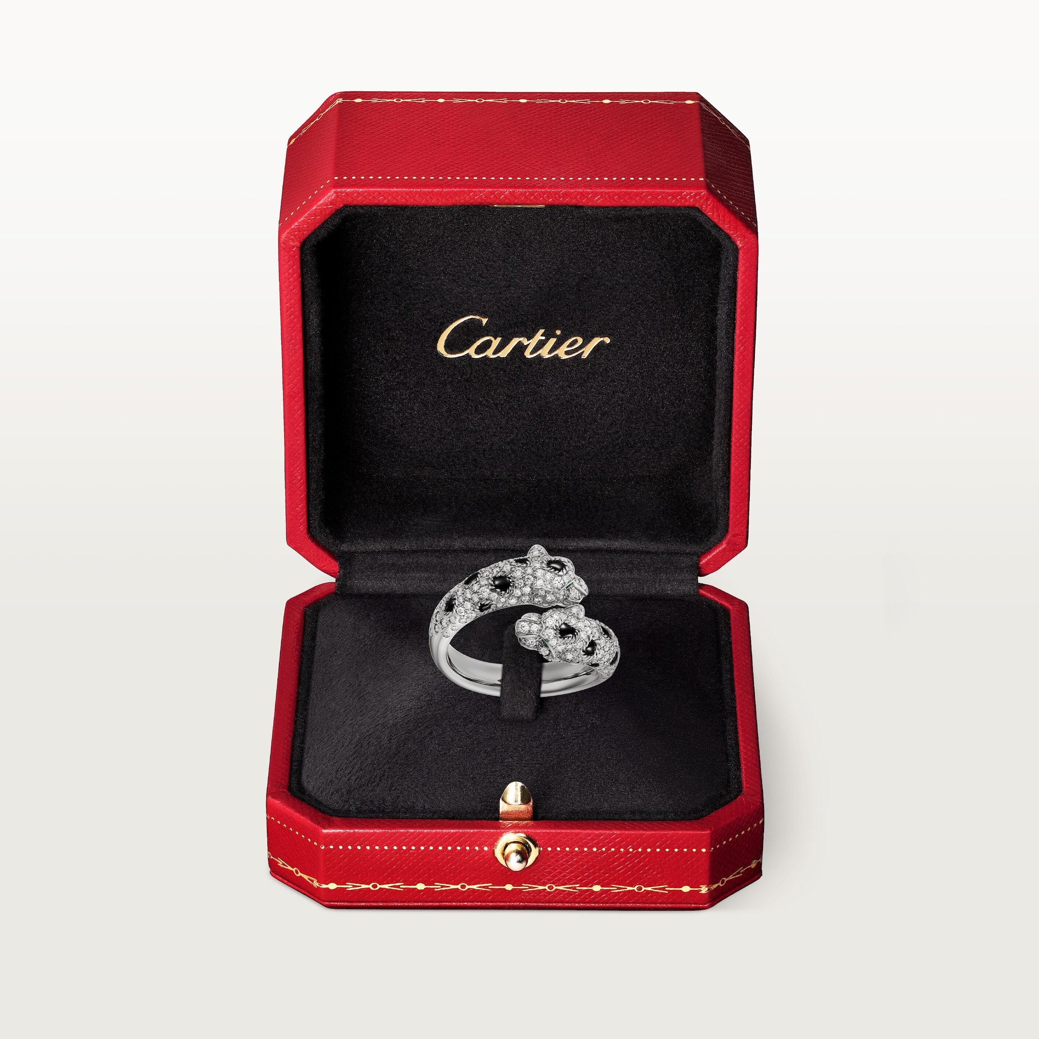 Panth&egrave;re de Cartier ring, semi-paved, image 6