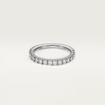 Etincelle de Cartier wedding band, 2 mm width, semi-paved Etincelle de Cartier wedding band, 2 mm width, semi-paved