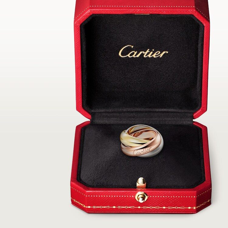 洗練ジュエリー【Cartier】Trinity ring, large model WG YG PG Trinity ring, extra-large model