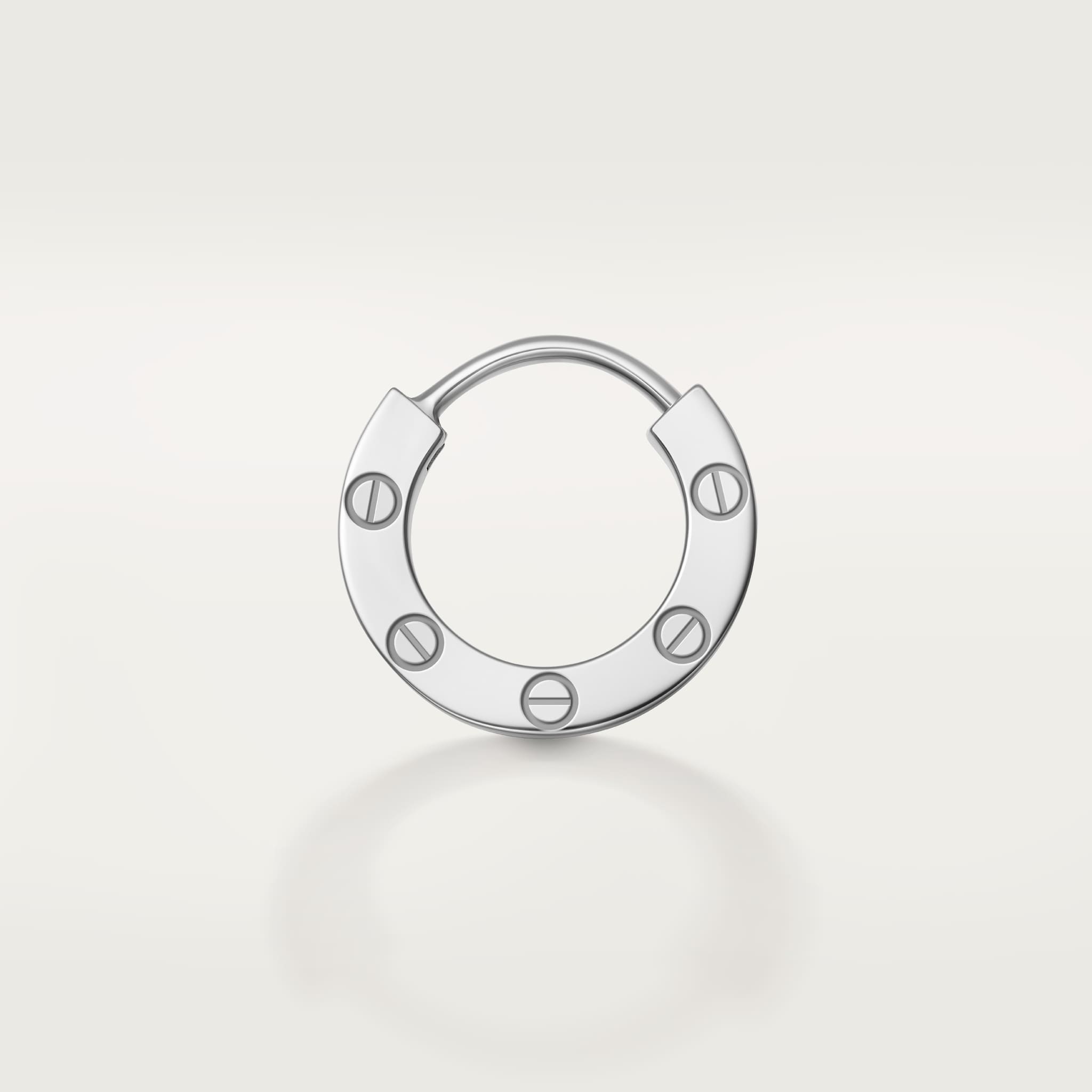 CRB8301424 - LOVE single earring - White gold, diamond - Cartier