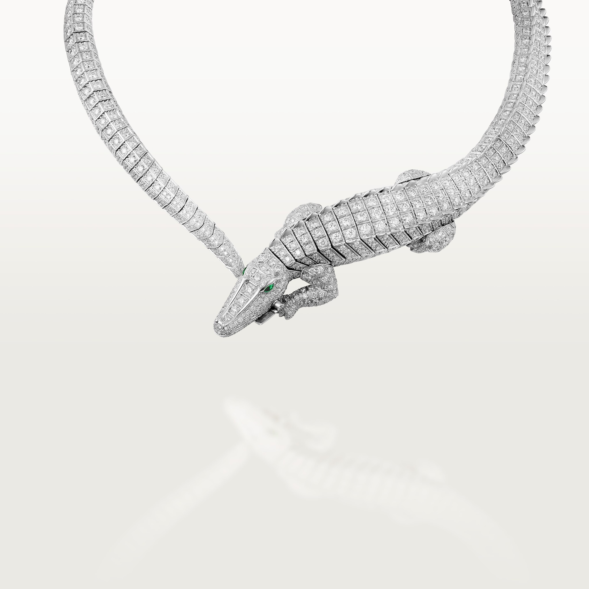 Faune et Flore de Cartier necklace, paved 