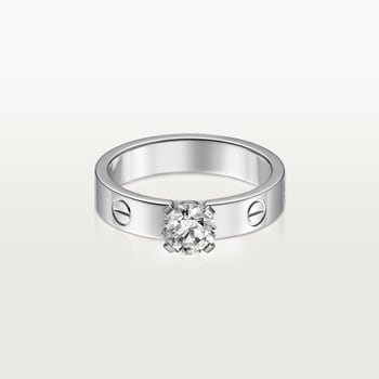 #LOVE# solitaire, brilliant-cut diamond #LOVE# solitaire, brilliant-cut diamond