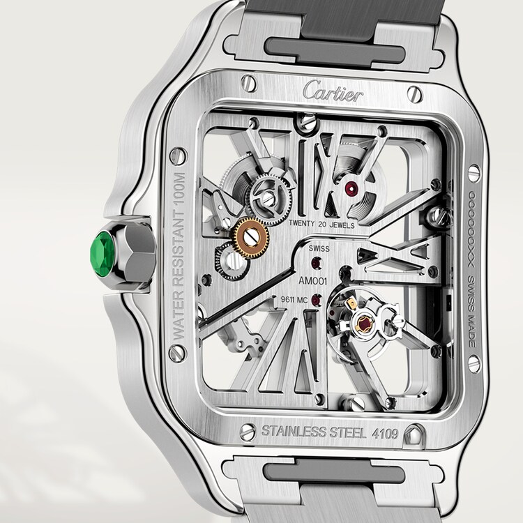 Santos de Cartier skeleton watch