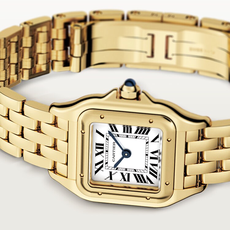 Cartier panthere watch gold with diamonds Clearance