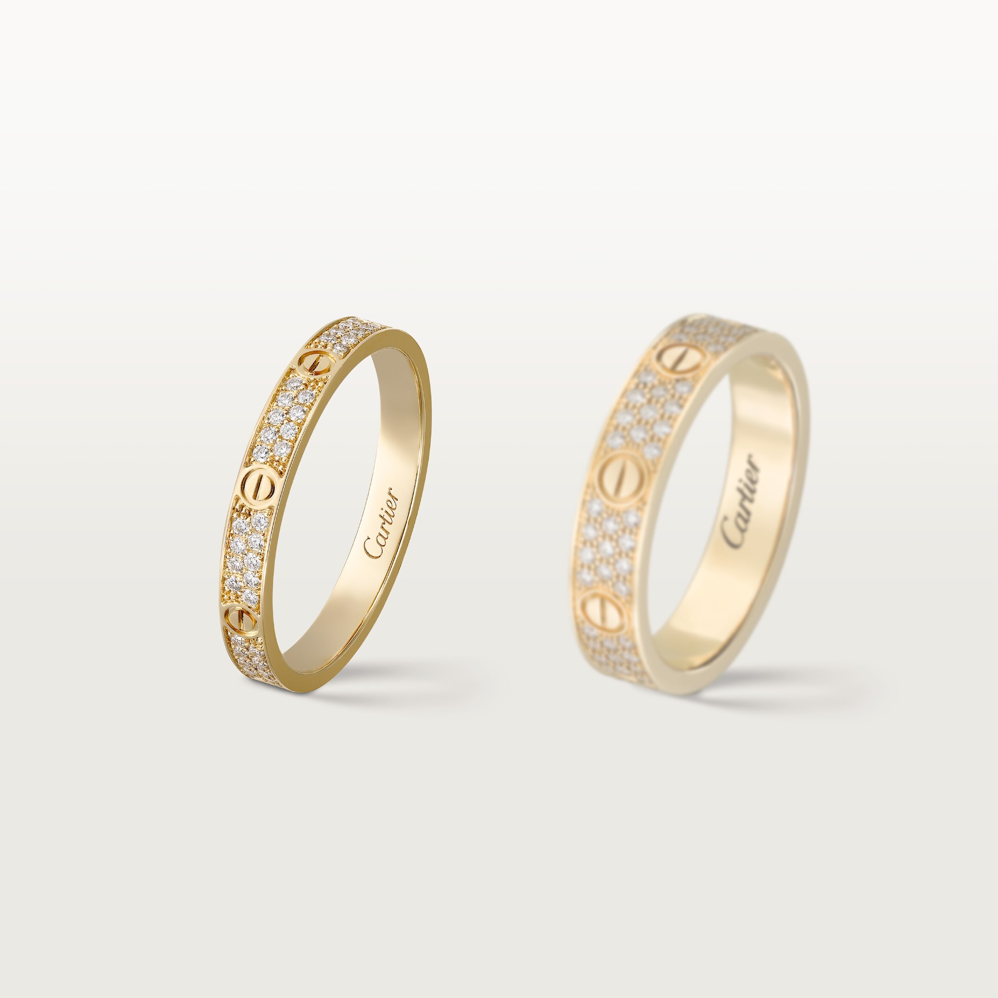 #LOVE# ring, mini model, paved