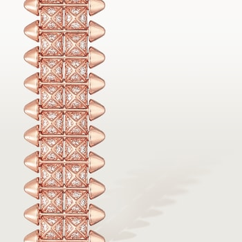 Clash de Cartier bracelet, flexible, double row, paved  Clash de Cartier bracelet, flexible, double row, paved