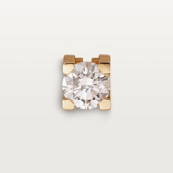 C de Cartier stud earrings, 2 brilliant-cut diamonds  C de Cartier stud earrings, 2 brilliant-cut diamonds
