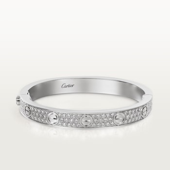 Cartier bracelet white discount gold