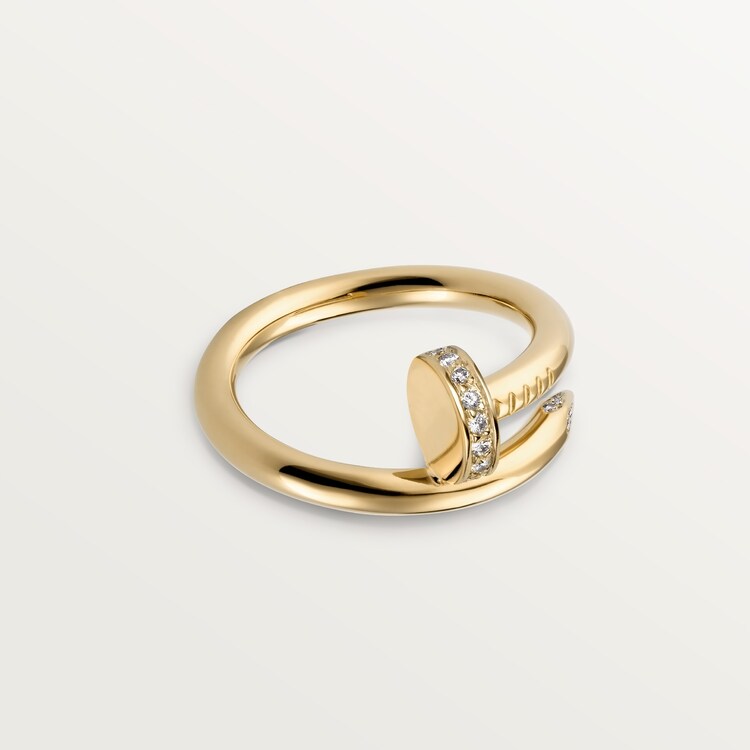 Cartier yellow gold diamond ring Clearance