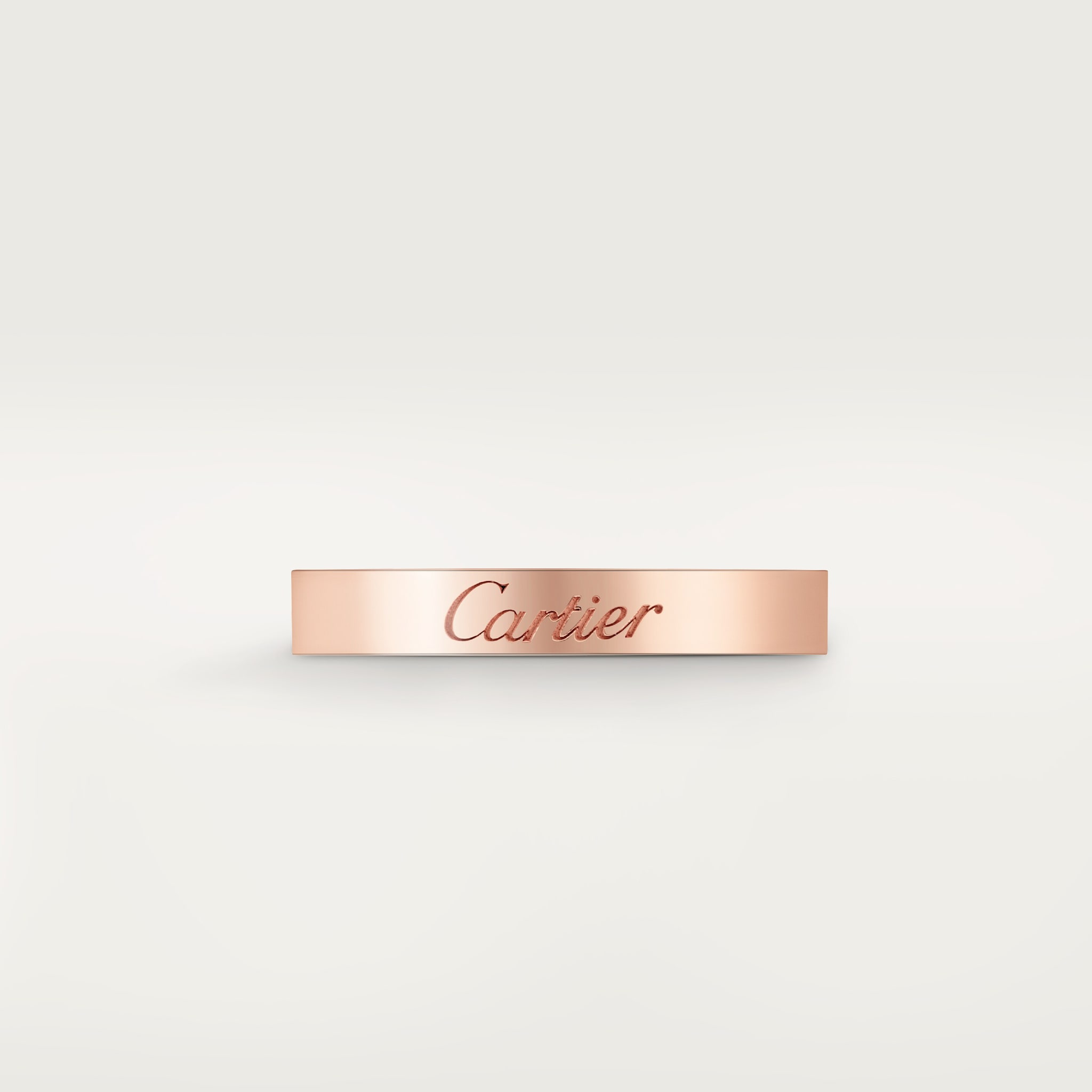 C de Cartier wedding band, 3 mm width, image 5