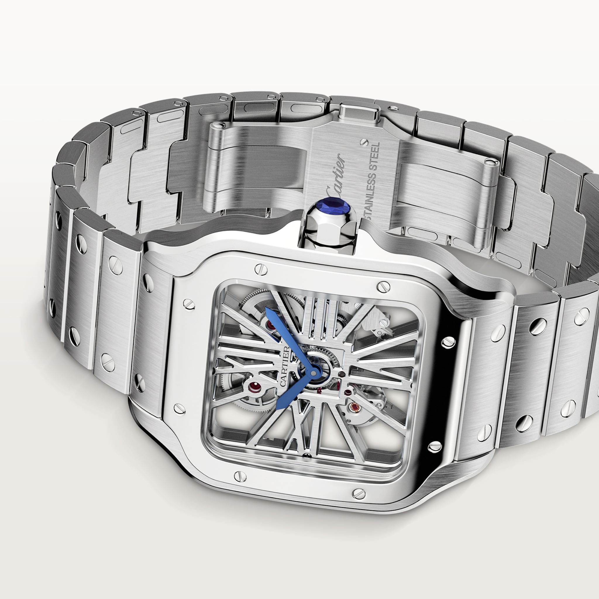 Santos de Cartier skeleton watch, image 7