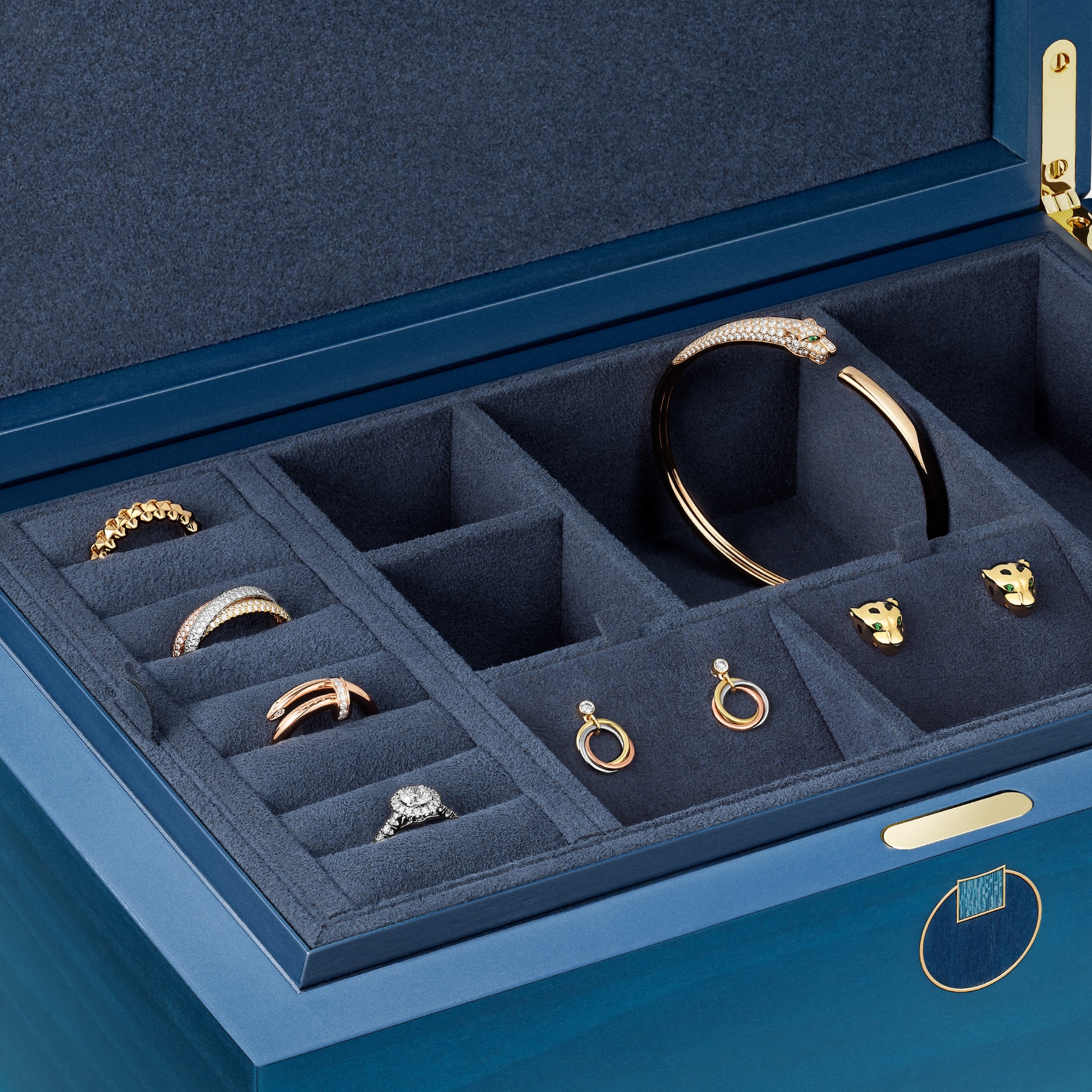 Cartier G&eacute;om&eacute;trique jewelry box