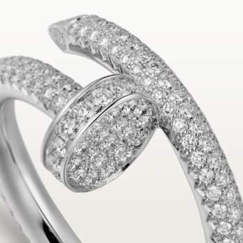 Juste un Clou ring, classic model, paved Juste un Clou ring, classic model, paved