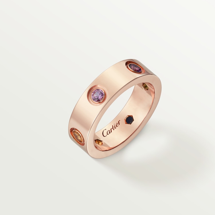 Cartier sales ring rose