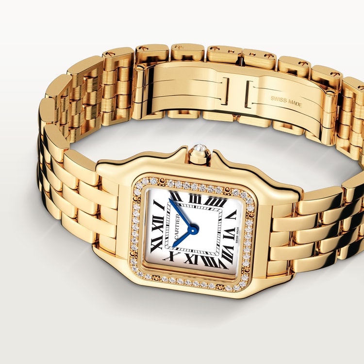 Cartier gold square watch best sale