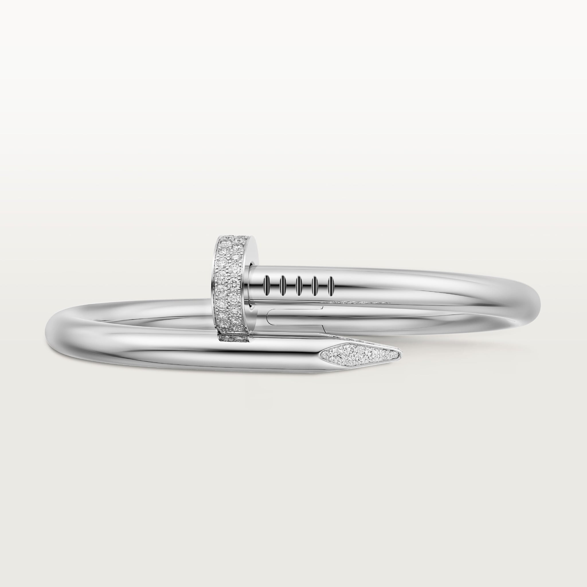 Juste un Clou bracelet, large model, diamonds, image 8