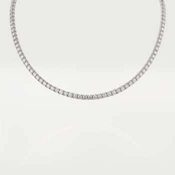 Lignes Essentielles necklace, brilliant-cut diamonds Lignes Essentielles necklace, brilliant-cut diamonds