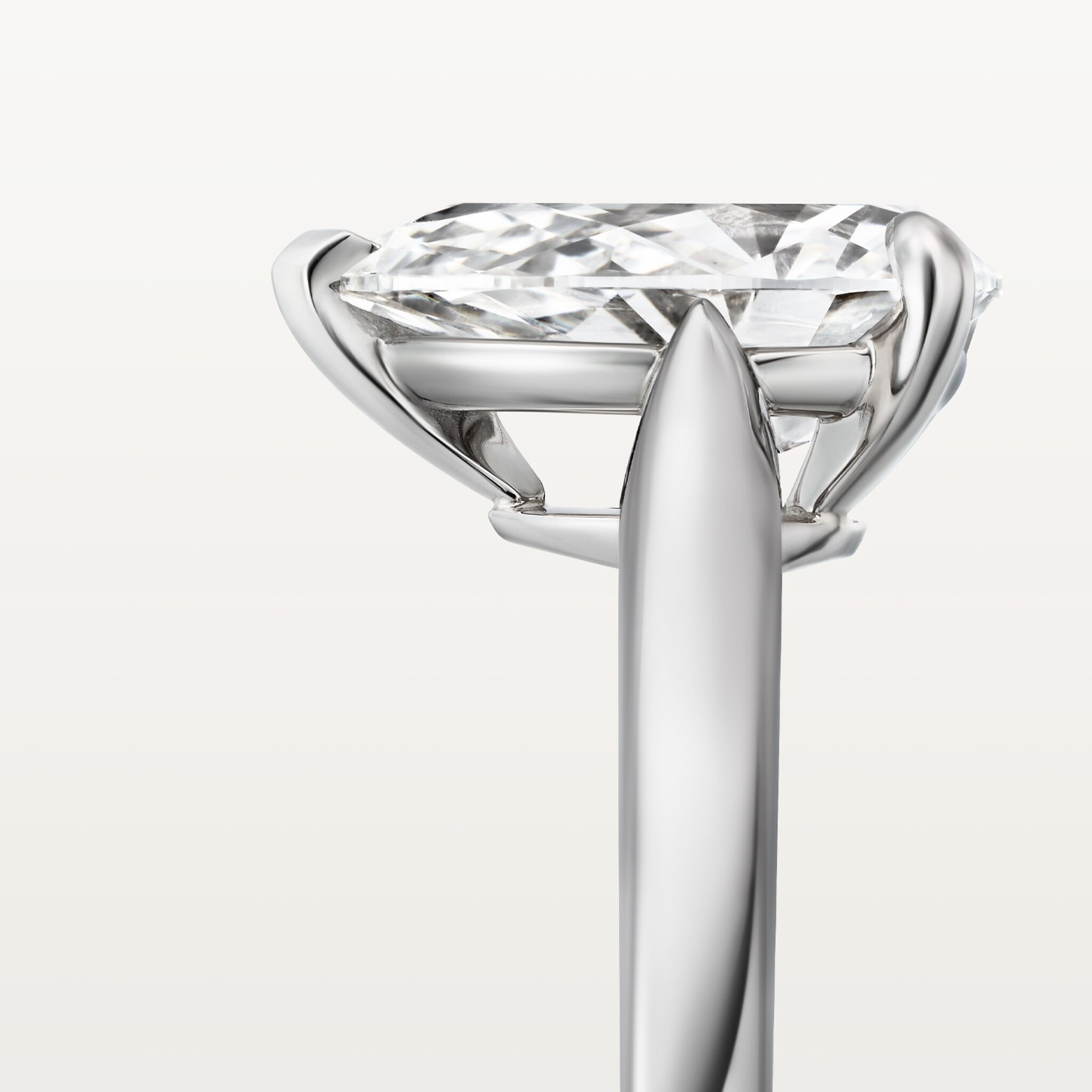 1895 solitaire, pear-shaped diamond