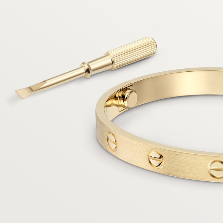 Cartier gold screw bracelet on sale