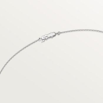 Cartier Destinée pendant, emerald-cut diamond, paved  Cartier Destinée pendant, emerald-cut diamond, paved
