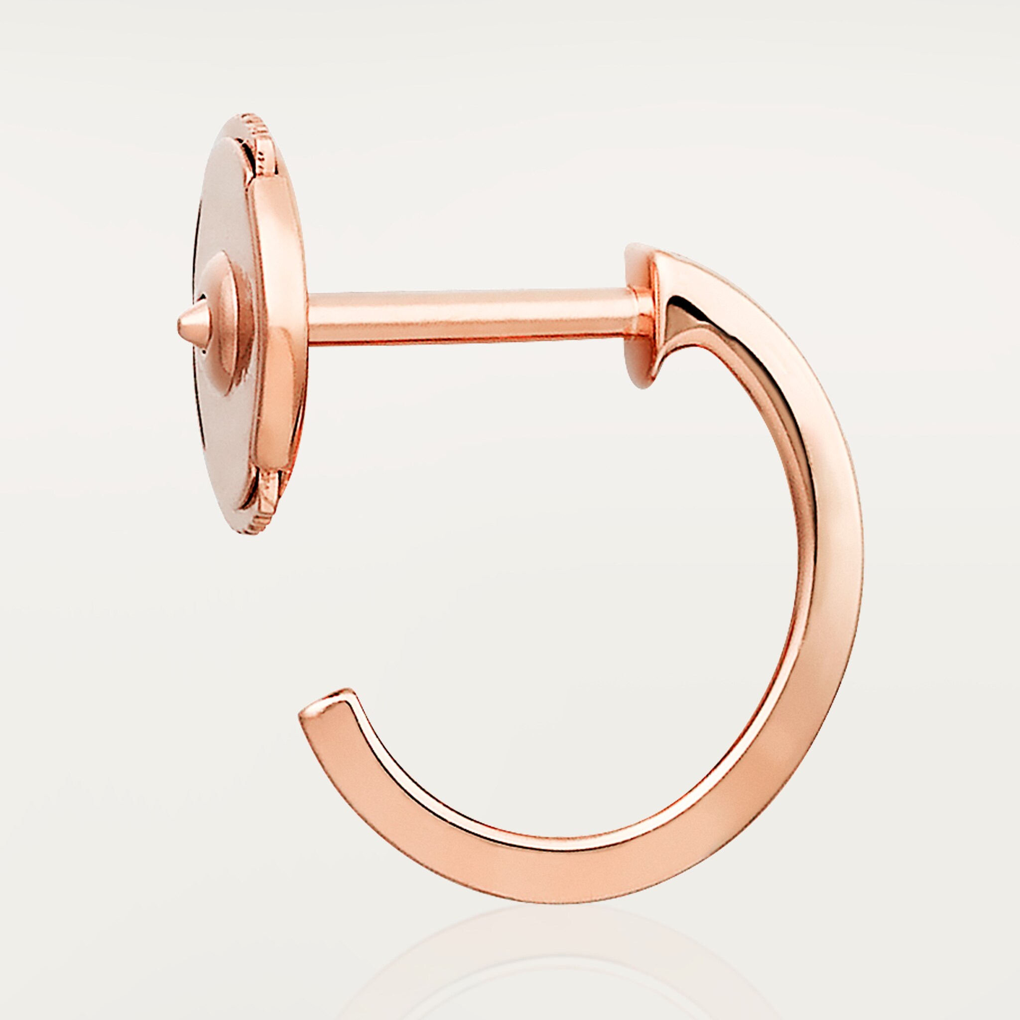 アクセサリー Cartier LOVE SINGLE HOOP EARRING CRB8301422 - LOVE single earring - Rose gold - Cartier