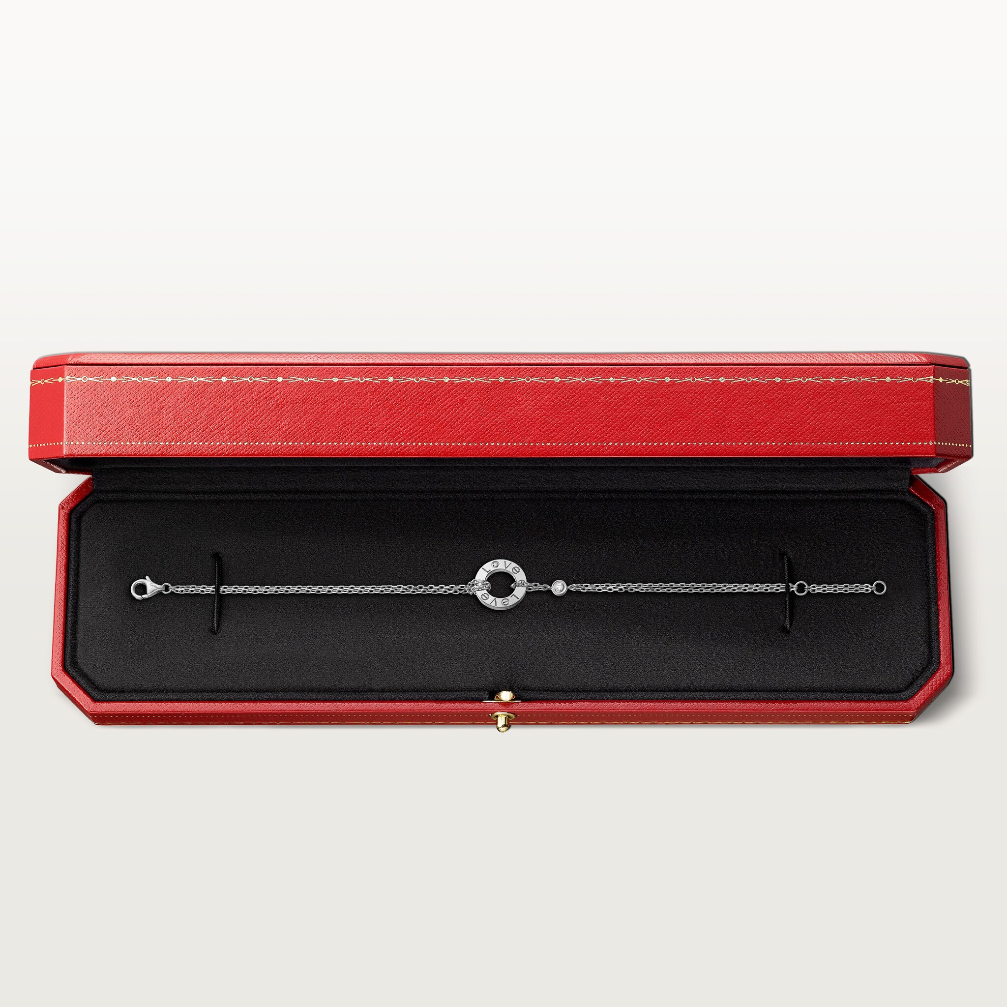 #LOVE# bilezik, zincirli, 2 pırlanta, resim 6