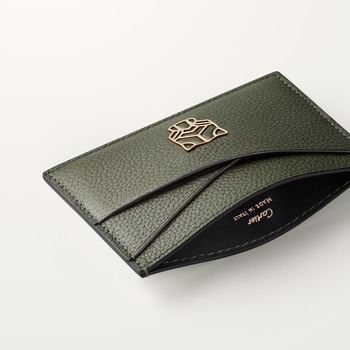 Simple card holder, Panthère Graphique de Cartier Simple card holder, Panthère Graphique de Cartier