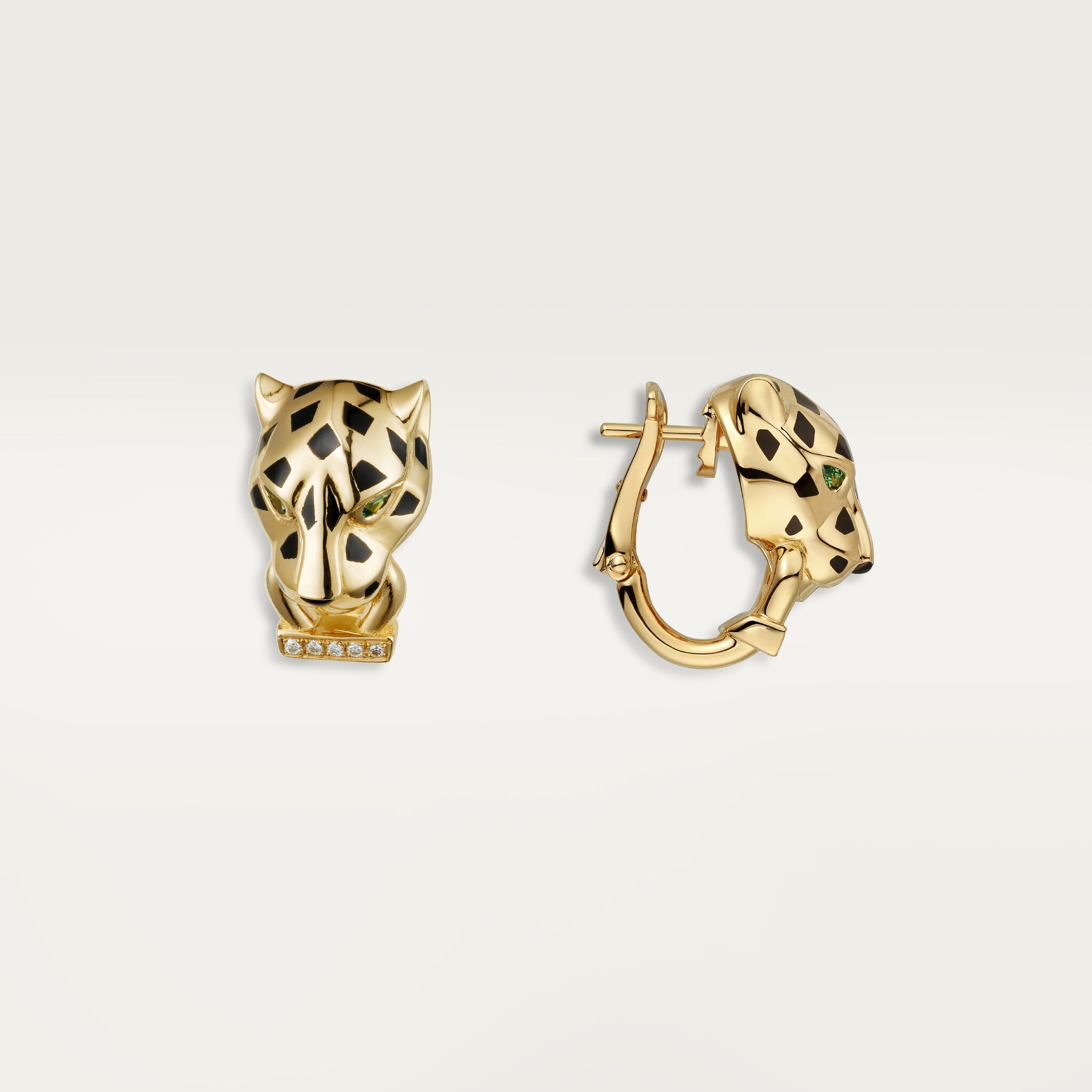 Panth&egrave;re de Cartier earrings, diamonds, image 4