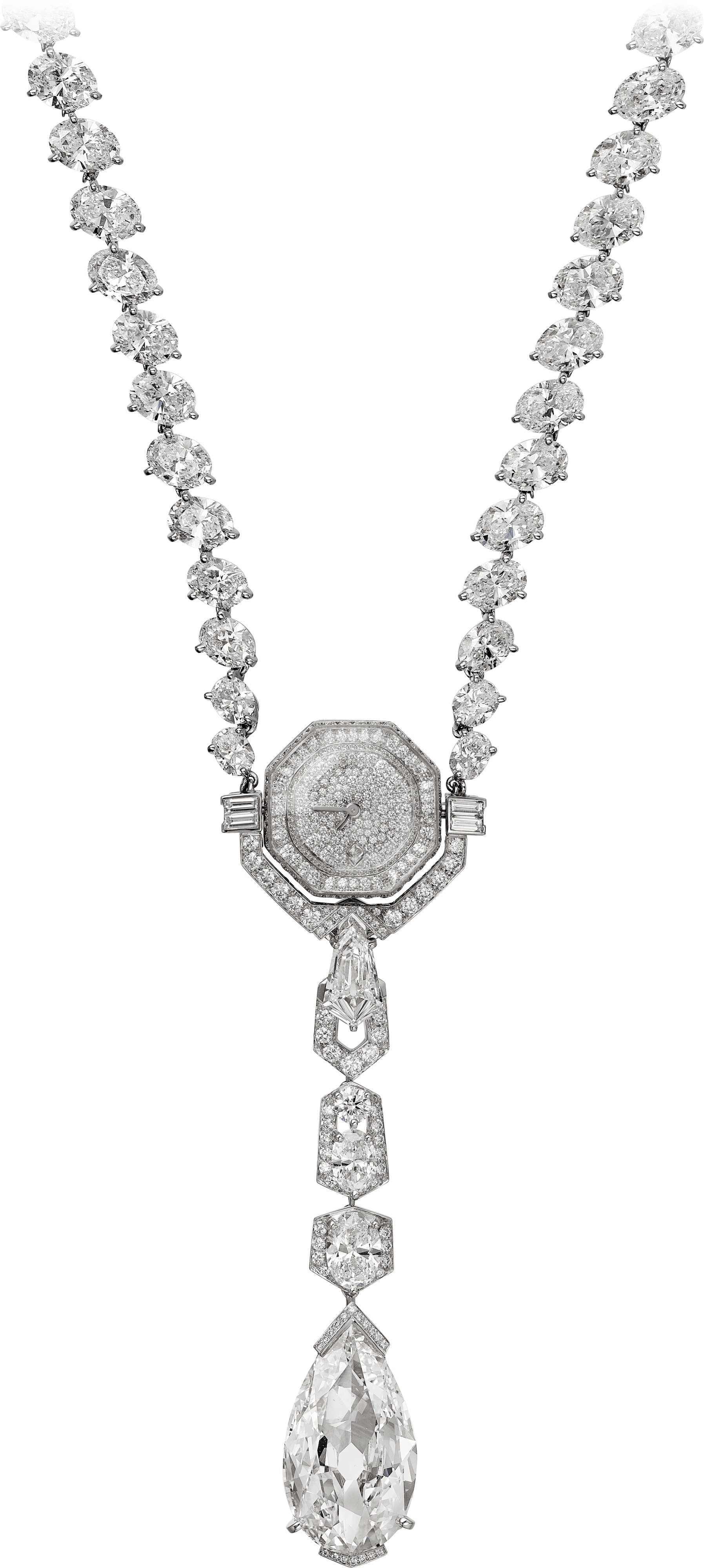 ساعة من مجموعة المجوهرات الفاخرة