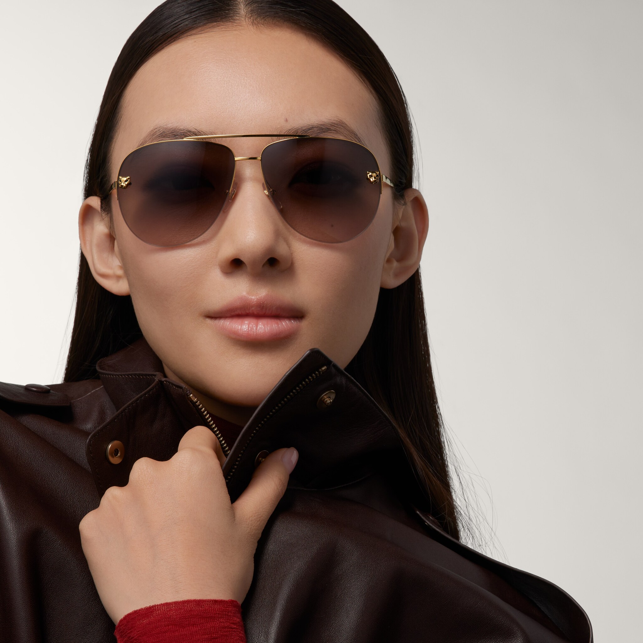 Panth&egrave;re de Cartier g&uuml;neş g&ouml;zl&uuml;ğ&uuml;