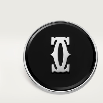 Double C de Cartier cufflinks in onyx Double C de Cartier cufflinks in onyx