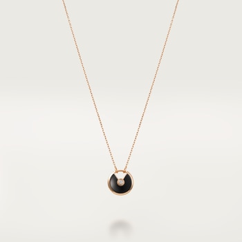 Cartier amulette 2025 necklace pink opal