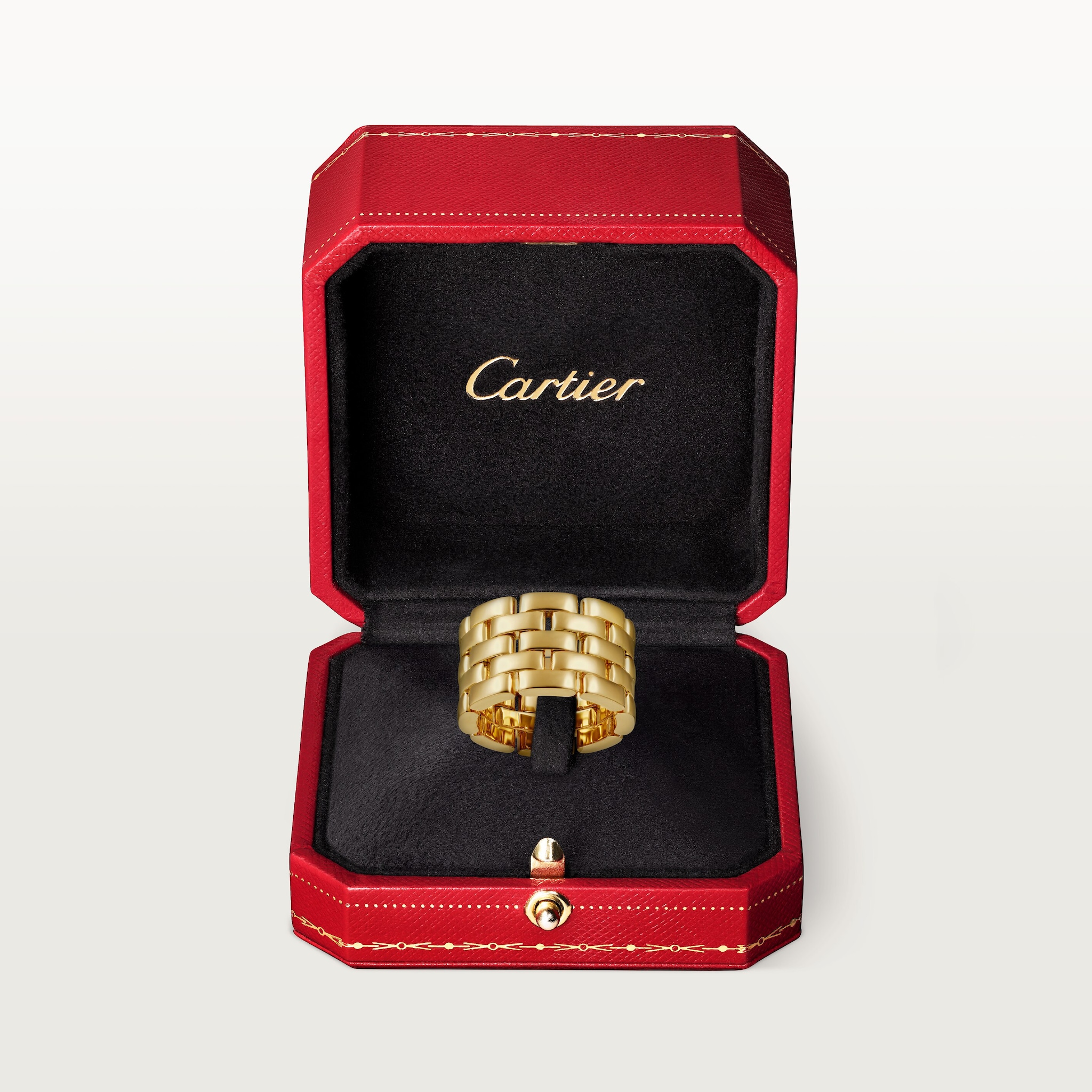 Maillon Panth&egrave;re ring, five rows, image 7